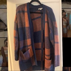 American eagle oversized patterned cardigan